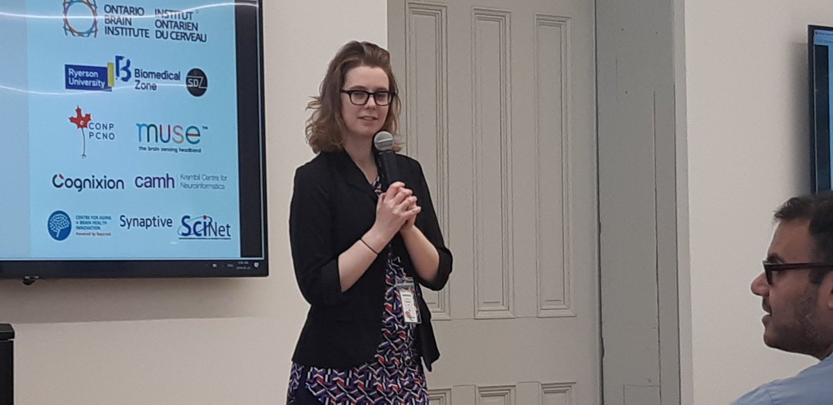 BrainHackTO's tweet photo. Opening remarks from @ErinWDickie! There are so many exciting #BrainHackTO workshops ahead. https://t.co/briiVmmc6i