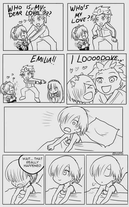 I love Emilia.

#rezero 