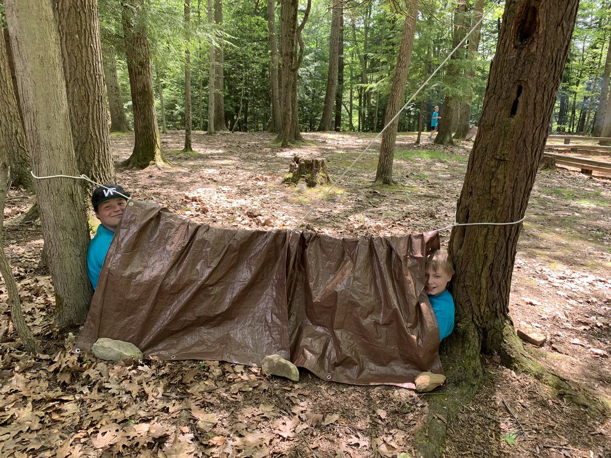 Mrs_Mochan's tweet photo. Building shelters in Wilderness Survival Class! #WeAreRiverside #Lamuth #WildernessSurvival #Shelters https://t.co/LfGnSj0joV
