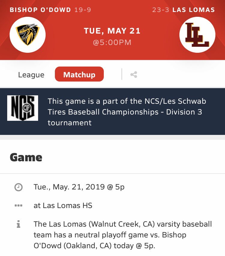 Las Lomas Baseball tweet media