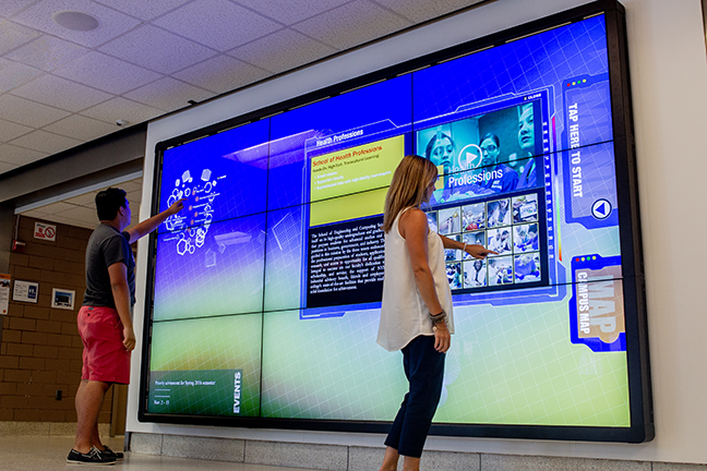 Video walls are a powerful tool for teaching, research, and admissions to showcase leadership in high-tech innovation. bit.ly/2WkhMTK
