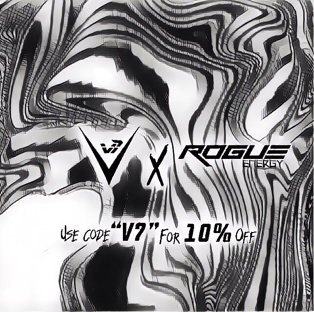 TeamV7GG's tweet photo. Use code “V7” for 10% off any purchase @TheRogueEnergy https://t.co/o8zFApdV0u