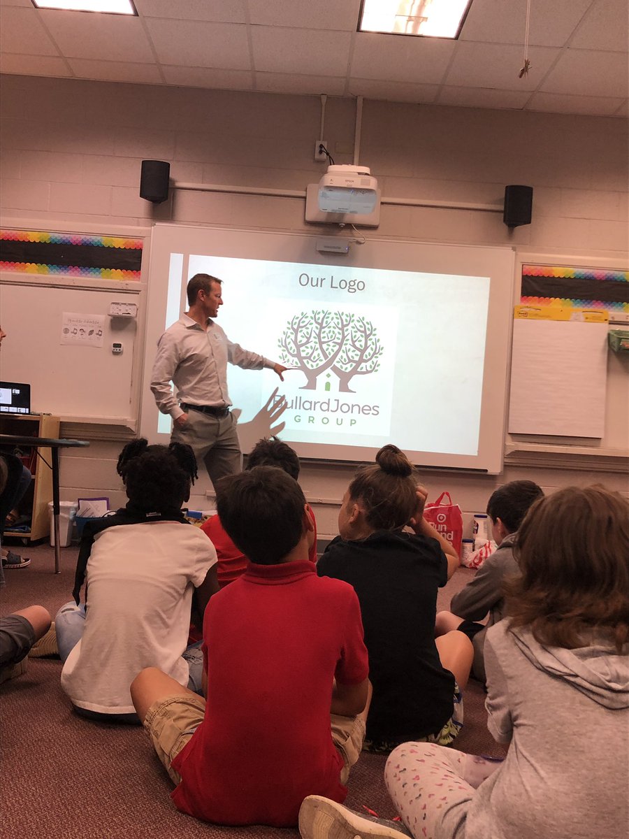 VeroBullard's tweet photo. So proud of this guy! Talking about his career (teaching then real estate) to our @wildcatslhe students! ♥️ #RISDCONNECTS #lherocks #careerday @LHECounselors https://t.co/IDJWQkpYnE