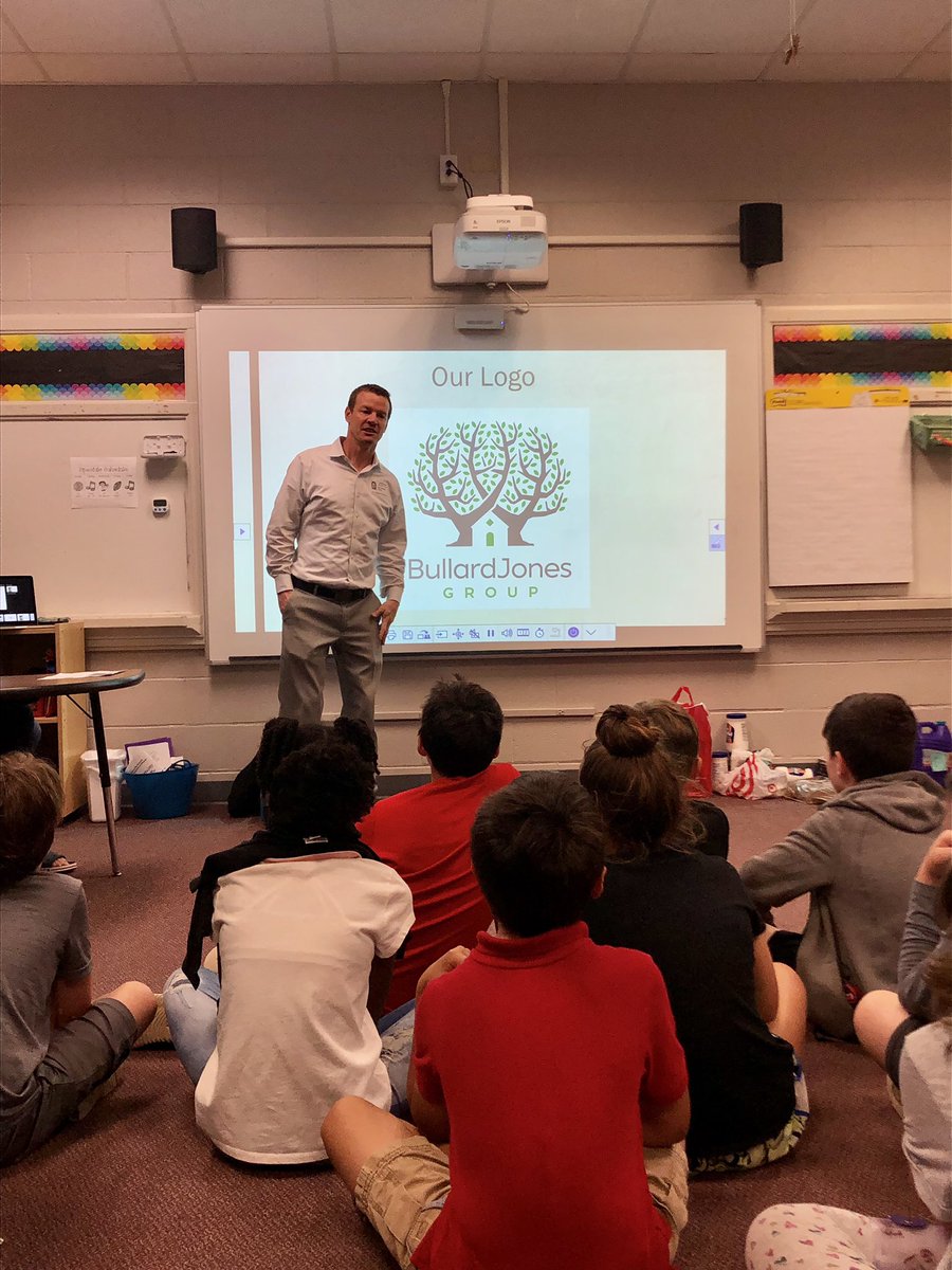 VeroBullard's tweet photo. So proud of this guy! Talking about his career (teaching then real estate) to our @wildcatslhe students! ♥️ #RISDCONNECTS #lherocks #careerday @LHECounselors https://t.co/IDJWQkpYnE