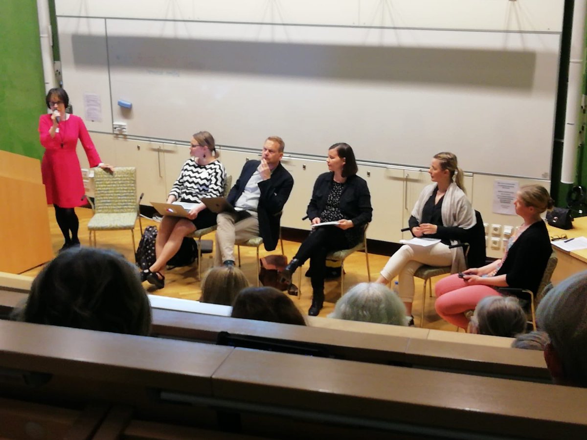 LiisaJaakonaho's tweet photo. At the Nordic Arts and Health conference in Malmö, presented as part of #artsequal panel on ’Cultural wellbeing as a boundary object’ with @kailehikoinen @anu_laukkanen  @KoivistoTaru @NormaDaykin &amp; Heidi Fast @ArtsEqual https://t.co/w55VP754hV