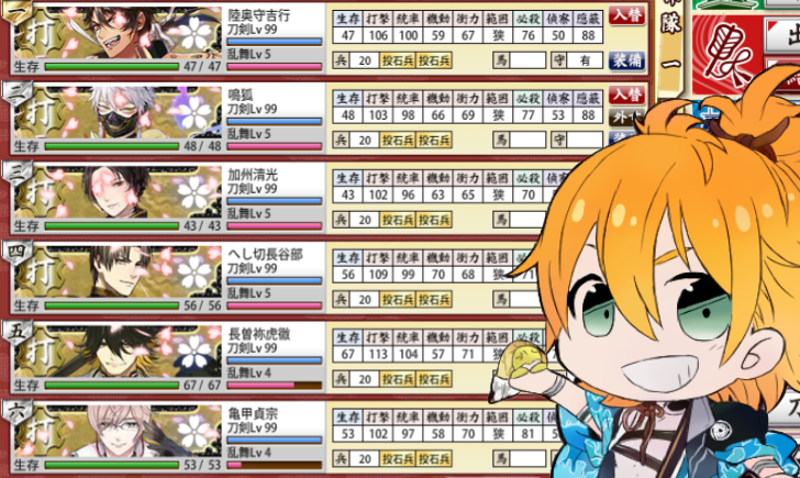 とあるオトンの刀剣乱舞 刀剣乱舞 カンスト極打刀 レア3 で大阪城99階チャレンジ 初見歓迎 Youtube放送中 T Co Glle1nrklj レア3極打刀の実力は T Co Yx2njcfabi Twitter