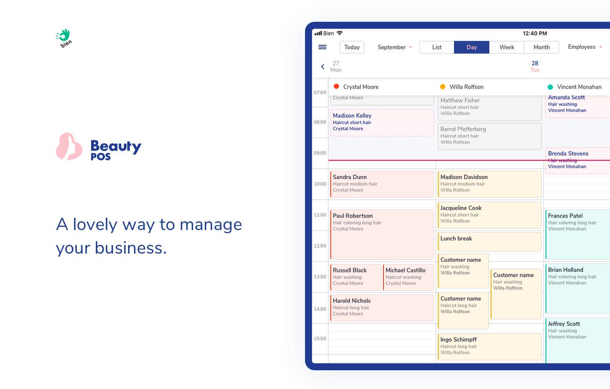 Check out our new #Behance case for BeautyPOS - beauty salon management tool. We designed the brand identity, marketing page, web app an iPad app. behance.net/gallery/745315… … #uxdesign #uidesign #Webdesign #MobileApp #branding
