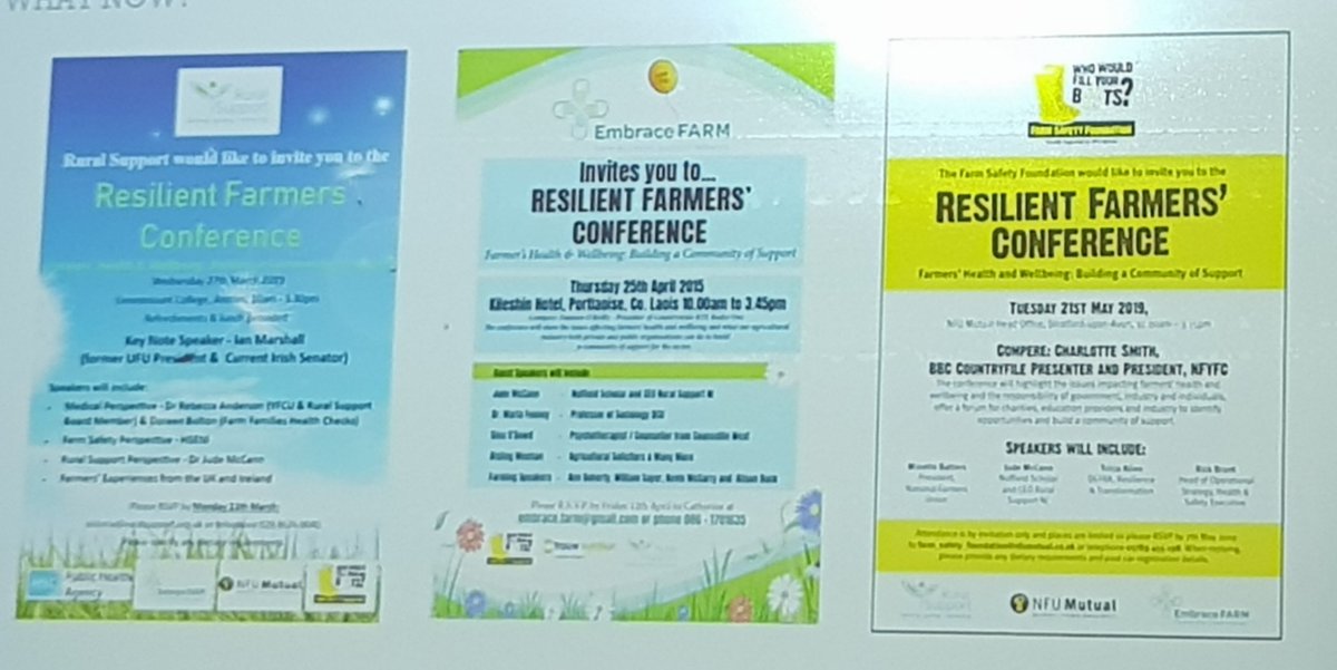 EmbraceFARM's tweet photo. Thank you to @yellowwelliesuk and @RuralSupport for the collaboration of #ResilientFarmers #conferences lots discussed lots to do #pledgetoact #togetherwearebetter https://t.co/vENcGqzW41