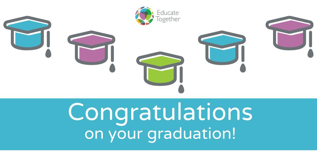 EducateTogether's tweet photo. Today the first students to complete their second-level education in a school under the sole patronage of Educate Together graduate! A huge congratulations to the 6th year students, their families &amp; all the staff at @EtssHansfield for reaching this significant milestone! 👏🎓🎉 https://t.co/wwnIDMnKop