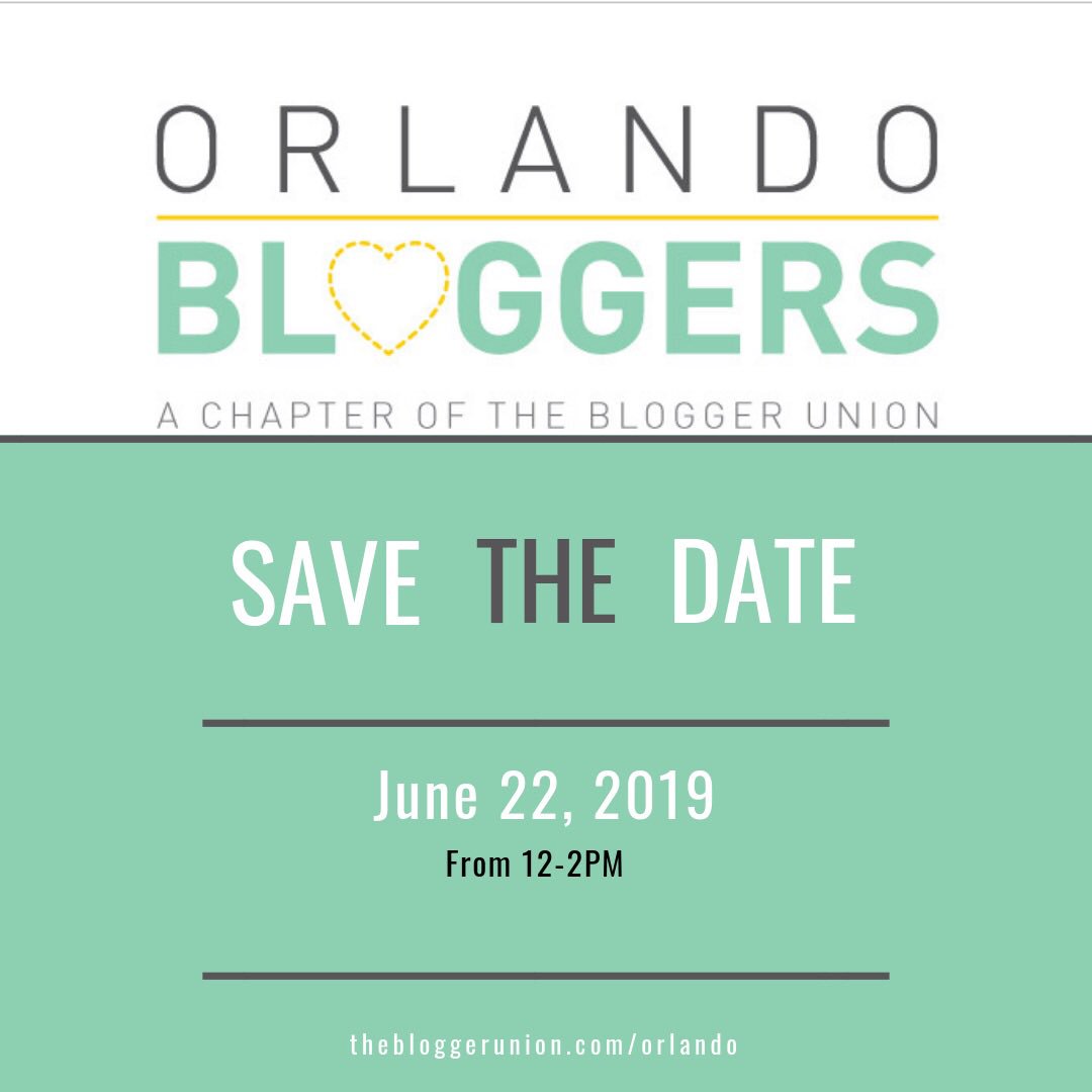 ORLBloggers's tweet photo. Save the date! Details will be released next week. Have a great Tuesday! #ORLBloggers! #kindcollaboration #thebloggerunion⠀⠀⠀
_⠀⠀⠀
#theorlandobloggers #orlandobloggers #orlandoblogger #bloggersrequired #bloggerswanted #collaborationovercompetition #Orlando #BloggerMeetup https://t.co/tIgCgRAUIW