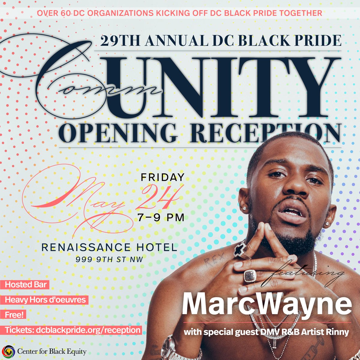 transmarchondc's tweet photo. The #DCBlackPride2019 Opening Reception is Friday! #March4TransEquality are proud cohost for #DCBlackPride, Register today for the reception https://t.co/Sb31njSrrr
#commUNITY #OurTruthsInHarmony #OfficialDCBlackPride #DCBP2019 #DCBP #BlackPride #Pride2019 #Pride https://t.co/MDxYu3pTBR