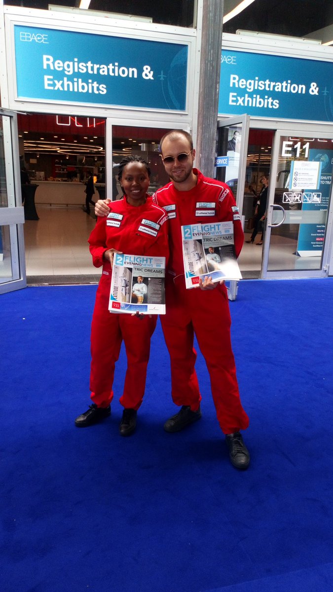 FGLaurawood's tweet photo. Get today's news as you leave the show this afternoon @ebace #EBACE19 pick up your copy of Flight Evening News as you leave the Palexpo tonight! https://t.co/wJbBfSF54C