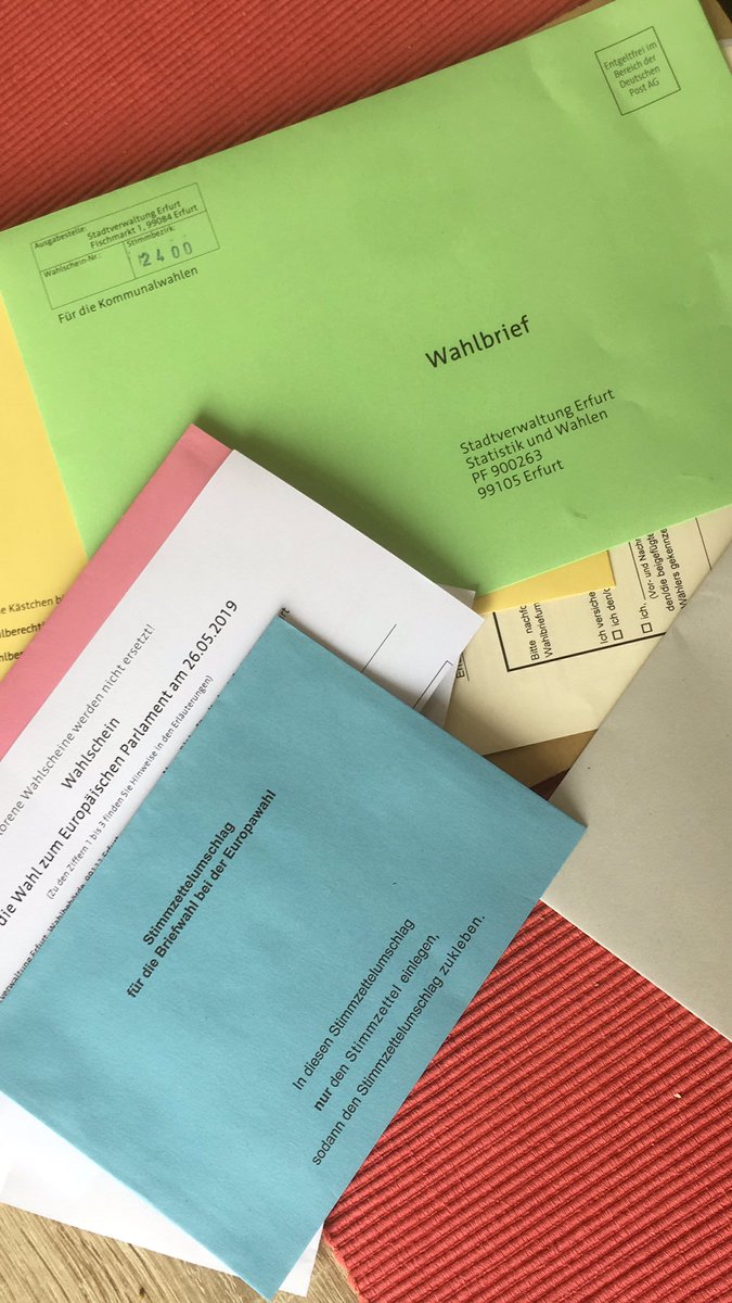 Happy to have the right to vote! #iamvoting #important #Briefwahl  #nutzedeinestimme #gehwählen