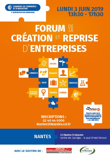 CCINantes's tweet photo. [#Entrepreneuriat] Créateurs/repreneurs d'entreprises, vous en rêvez, on le fait .... Le 3/06 à La Baule et Nantes, des banquiers, notaires, experts-comptables ...., à votre dispo pour vous accompagner dans votre projet 🤝👨‍💼📈. 
Une 🔝 opportunité👍. ➡️ https://t.co/o1fiqGaLSZ https://t.co/0LlrIbZTQQ