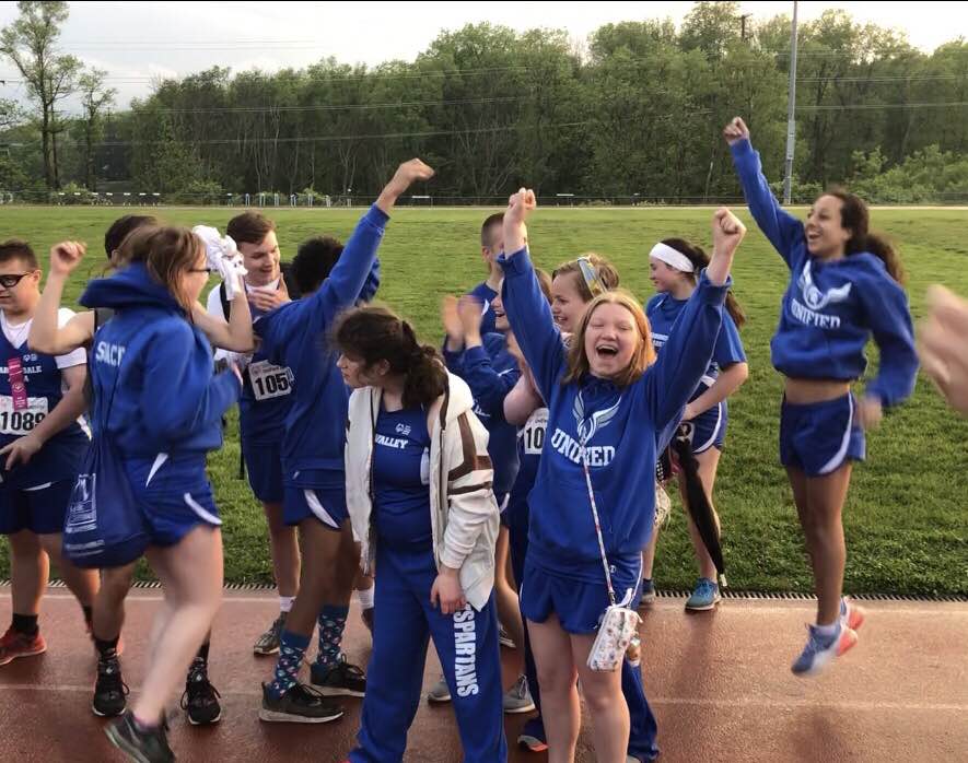 MidValleySD's tweet photo. Congratulations to our unified track team for winning the district championship held at Abington Heights School District in its first ever season! #SpartanPride https://t.co/IJHYtjI44W