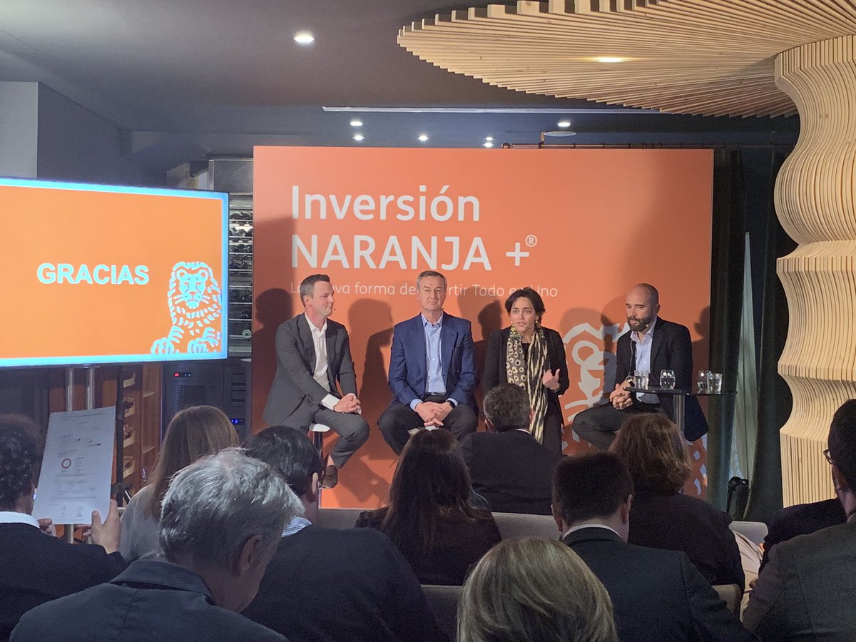 blancabebs's tweet photo. Todo el trabajo de estos años para revolucionar el mundo de la inversión... reflejados hoy en nuestra presentación a prensa @ING_es #inversionnaranja #peopleinprogress https://t.co/GrHDfuJhe2