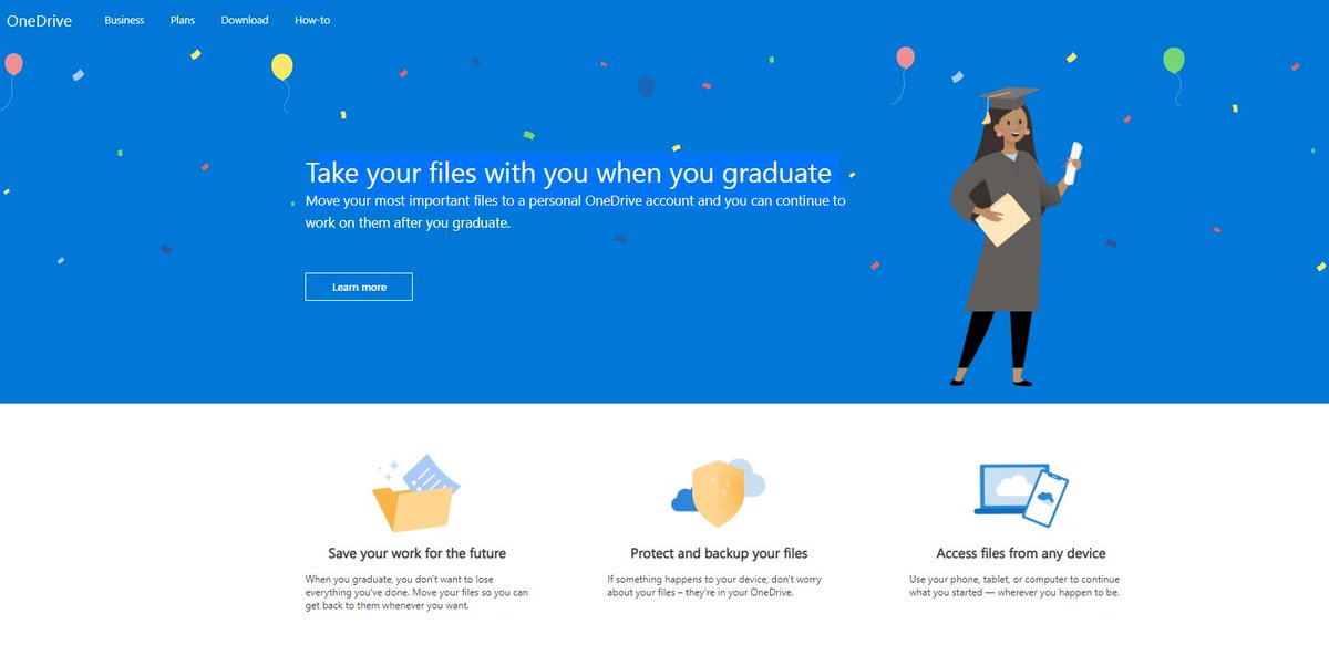 mtholfsen's tweet photo. NEW! a OneDrive site dedicated to help students take their files 📦with them when they graduate 🎉 Lots of great tips and instructions, share in your district! 

#edtech #cpchat #elearning #MIEExpert #MicrosoftEDU

👉 https://t.co/zDtVmtSTpS https://t.co/H1lrVJhIUt
