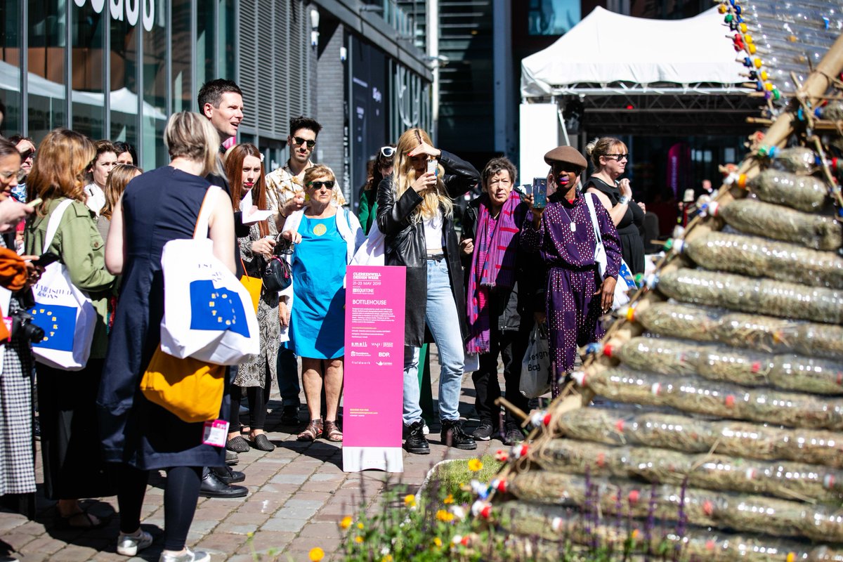 CamronPR's tweet photo. The 10th edition of @CDWfestival is officially open! The three-day festival is a showcase of the creativity housed in London's historic Clerkenwell. Integral to the festival is #CDWPresents, a programme of never-before-seen collaborations. Read on for our highlights... #CDW2019 https://t.co/HhiJ0rHK2O
