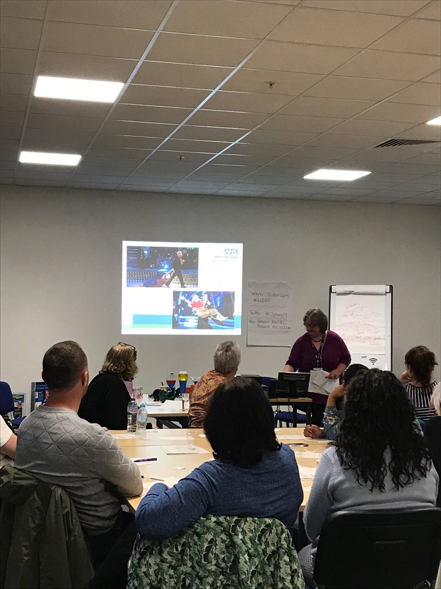 Donna_Coyle's tweet photo. #OldhamOT @pollykaiser #Workingtogether #MDTworking lots to learn from each other #PennineCarePeople https://t.co/kxbmLlzbPA