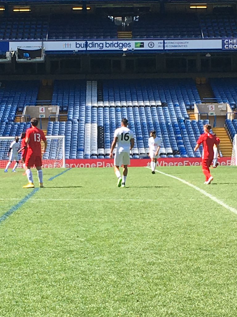 Brilliant ☀️ morning with awesome teams from our long-term partner @StreetGames playing with @CocaCola_GB at Stamford Bridge together with @jjenas8 @jf9hasselbaink #WhereEveryonePlays