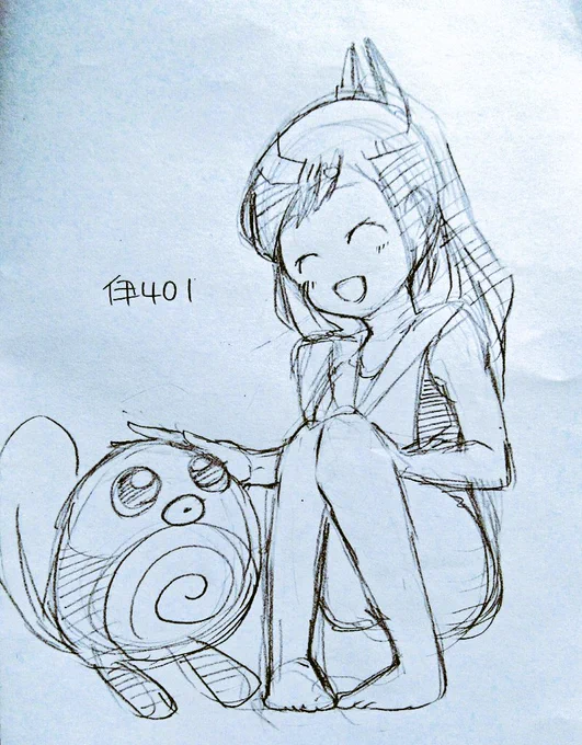 伊401とニョロモ
最近レッツゴーピカチュウ遊んでてワンドロさぼってるのだ 