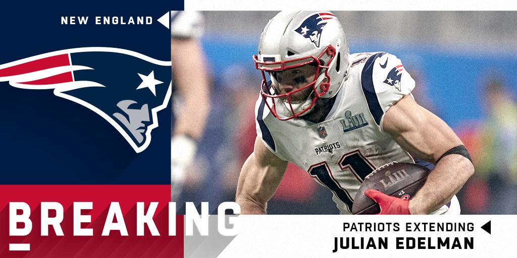 Nfl On Twitter Julian Edelman Patriots Closing In On Multi Year Contract Extension Via Mikegarafolo