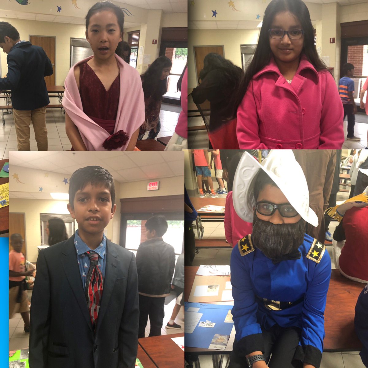 AWECasto's tweet photo. @VRE_STARS I learned so much about Famous Texans this morning! Great job 4th grade #famousfrozenfigures https://t.co/EEKpfKUHmM