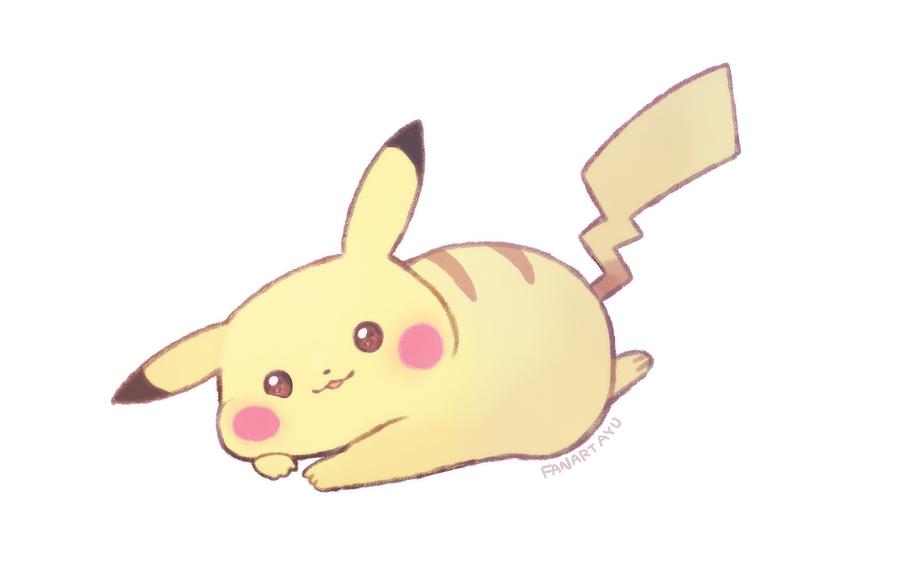 ピカチュウ 「ピ 」|αyuのイラスト