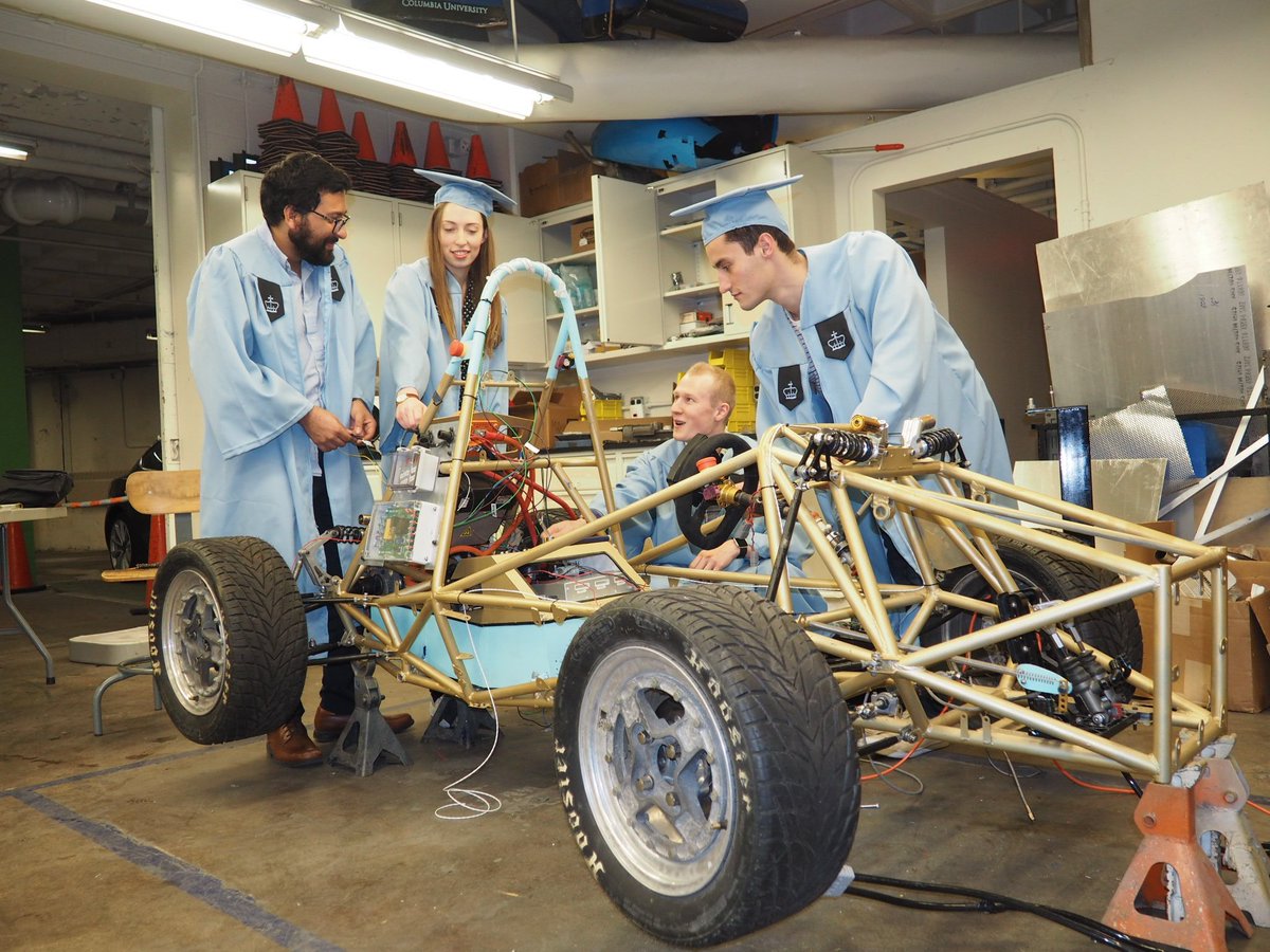 Columbia | EE (@ee_columbiaseas) on Twitter photo Our students took a quick break from #graduating to work on the first electric <a href="/Columbia/">Columbia University</a> race car according to <a href="/SAEIntl/">SAE International®</a> rules! <a href="/MechCU/">CU MechEngineering</a> <a href="/CUSEAS/">Columbia Engineering</a> #Graduation2019 Our students took a quick break from #graduating to work on the first electric <a href="/Columbia/">Columbia University</a> race car according to <a href="/SAEIntl/">SAE International®</a> rules! <a href="/MechCU/">CU MechEngineering</a> <a href="/CUSEAS/">Columbia Engineering</a> #Graduation2019