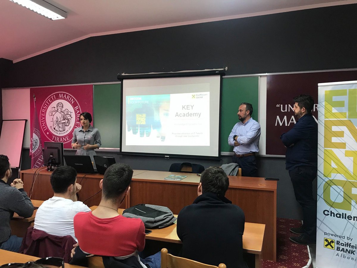 BusinessMagAl's tweet photo. Sot gjatë takimit me studentët e SHLUJ "Universiteti Marin Barleti" për të folur rreth Sfidës Elevator Lab dhe mundësive që ofron ajo për studentët...

Aplikimet janë ende të hapura deri më 3 Qershor.

Për më shumë informacion vizitoni: https://t.co/HvRiyTOZpI https://t.co/CrqEkLGXfk