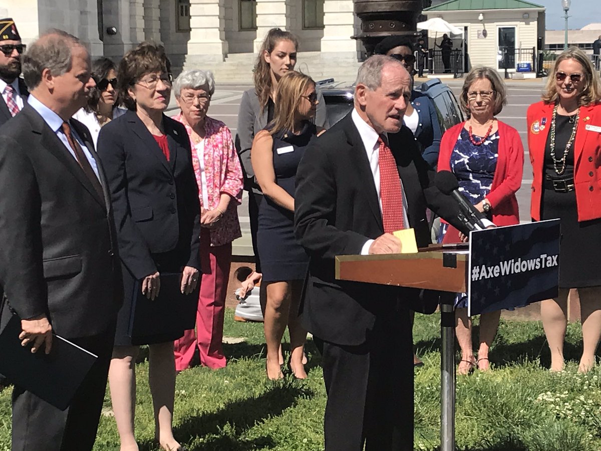 SWilsonProducer's tweet photo. “This is incredibly unfair. It’s different this year. We have the momentum to change this.” @virginiavfw Carlos Fuentes @TAPSorg prepare to storm Capitol Hill tomorrow to repeal #SBPDICOFFSET Help them #AxeWidowsTax @AnnieYuTV @SWilsonProducer @LarrySindass https://t.co/1cY4sXRPEO