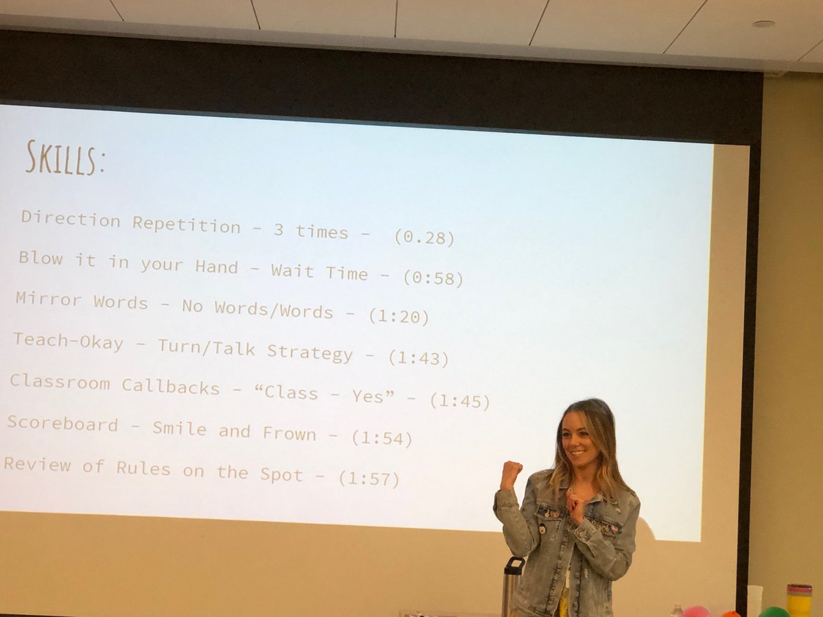 nstsc_'s tweet photo. Mrs. Jamie Miller and Ms. Tara Coyne - “Act”tions Speak Louder Than Words: How to Fully Engage the Brain! — How do we build classroom community???? https://t.co/cTC1D9gxai