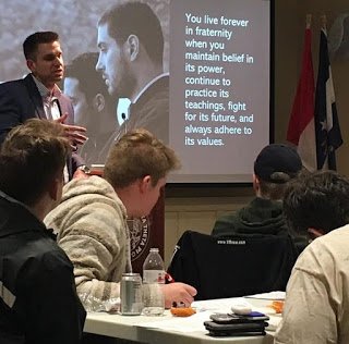 fraternalthghts's tweet photo. Introducing The Invitation, drawing upon the writings and speaking/facilitation experience of @johnshertzer. It's time for your members to finally and forever accept the significance of their #fraternity or #sorority experience. More: https://t.co/U5zhbDpibY #highered https://t.co/ecdL2jHI3j