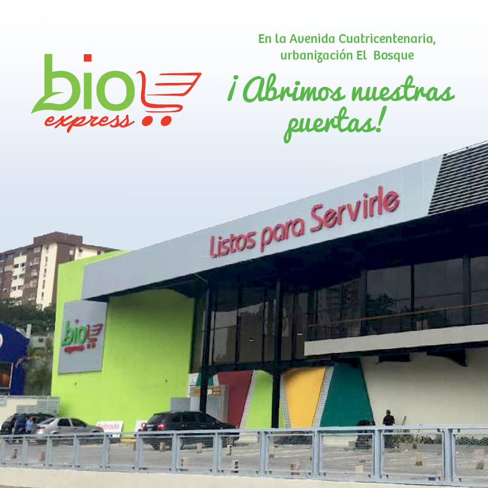BioMercadosVe's tweet photo. ¡Lo prometido es deuda! Ya estamos #ListosparaServirle en nuestro #BioExpress de la urbanización El Bosque en Valencia, seguimos abriendo puertas para una #BioExperiencia con la mejor calidad y variedad. ¿Los esperamos?.
#InspiradosenServir https://t.co/cHn8bxuKEG