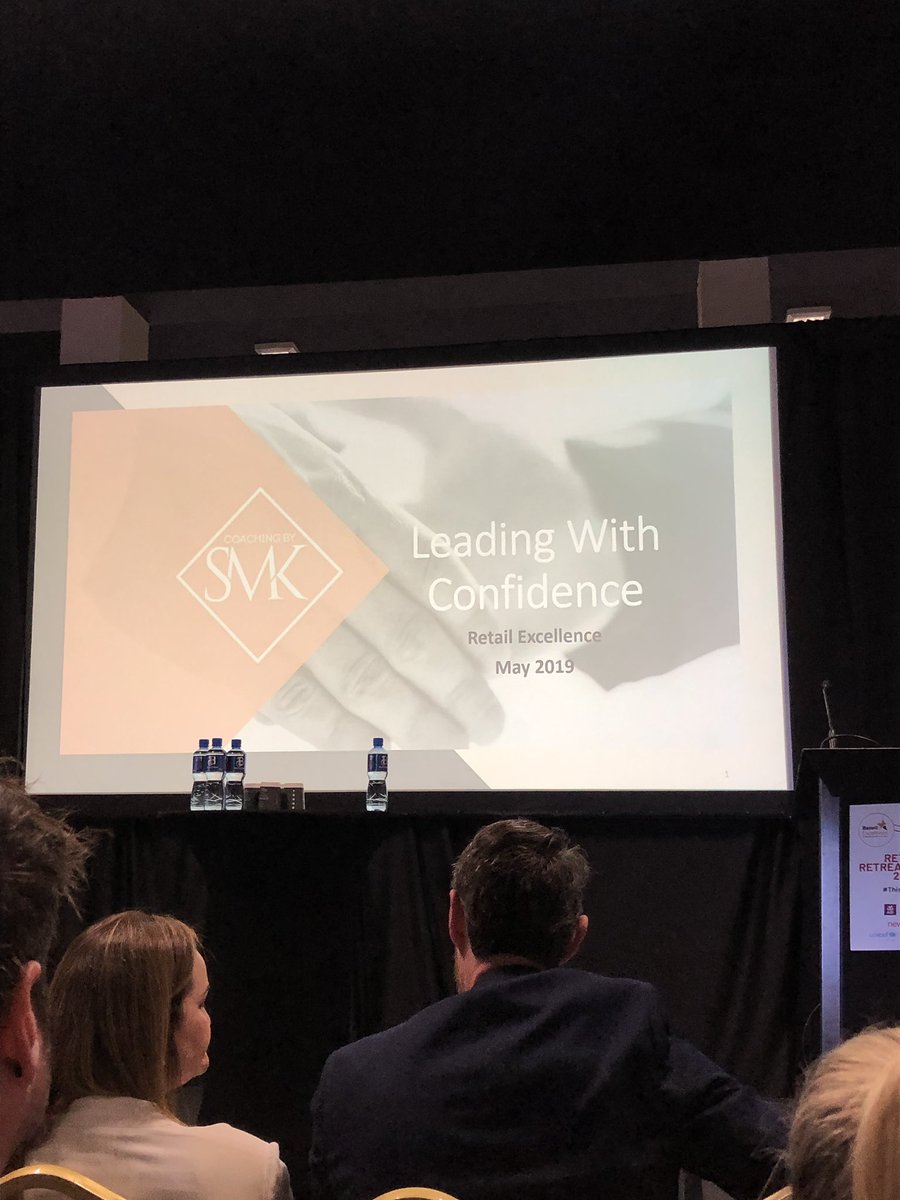 coachingbysmk's tweet photo. “Leading with confidence” my talk today at @RetailExIreland creating practical tools, to go into your toolkit to build your confidence. #ThisIsRetail #coachingbysmk https://t.co/fpTkbiorUT