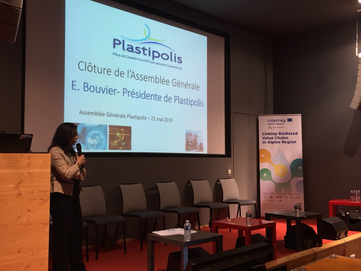 Conclusion de l’assemblée générale @Plastipolis 2019 à Dijon avec le lancement de la phase IV du pôle pour 2019-2022, témoignages d’adhérents et de partenaires dont la <a href="/bfc_region/">Région Bourgogne-Franche-Comté</a> et @cci_bfc