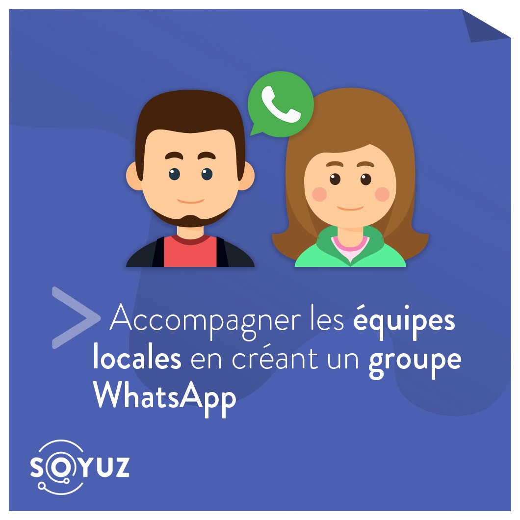 #Marketing #contenus à l'international, Conseil n°8 : Accompagner les équipes locales en créant par exemple un groupe #WhatsApp pour répondre à toutes leurs questions en direct. 
#localisation #international #MardiConseil