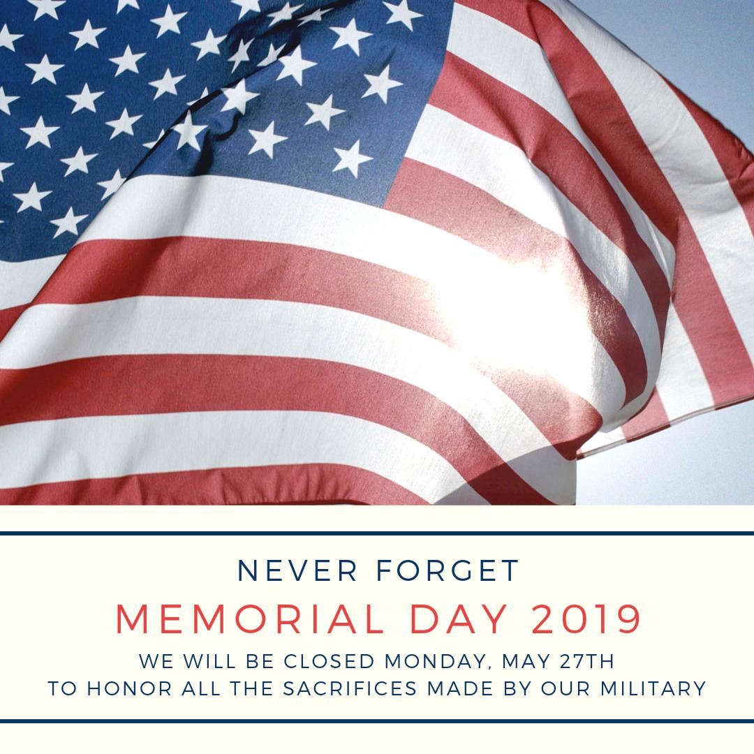 austindumpsters's tweet photo. We will be CLOSED Monday, May 27th to remember military personnel who died in the service of our country. #memorialday2019 https://t.co/HFpUJST9De