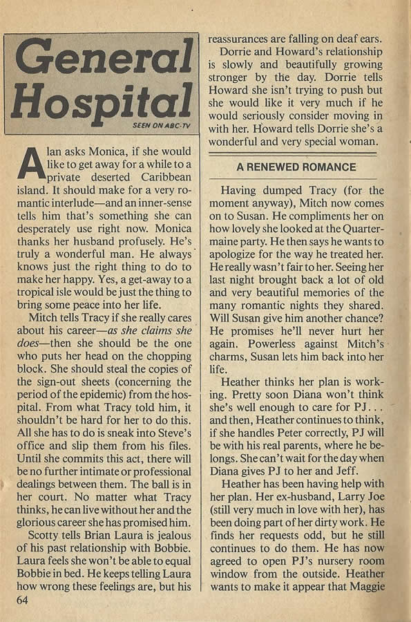 ClassicSOD's tweet photo. #GeneralHospital  #GH 
SOD  Synopsis (Pt.1)
7.24.79
https://t.co/rb6idQeCc9 https://t.co/3tkeoa3UbW