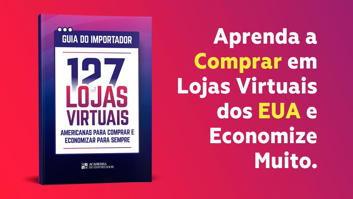 lojashopping's tweet photo. A Academia do Importador preparou o e-book “Guia do Importador“, com mais de 100 sites de diversas áreas e segmentos para facilitar a vida de quem pretende trabalhar com importação de produtos dos EUA ~ https://t.co/C09AuYsCm1 #importador #comprardoseua #importar https://t.co/Ie3bL8VoOo