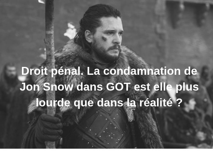 IUlpien's tweet photo. ✏️Nouvel article !!✏️
lien : https://t.co/CycdTTUq0h
Droit pénal. La condamnation de Jon Snow dans GOT est elle plus lourde que dans la réalité ?
#GOTSeasonFinale #GoT8Spoiler #JonSnow #Daenerys #droit https://t.co/Tr4k0vZNaR