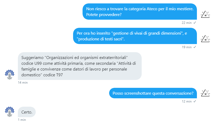 Quando fai il pirla con la Camera di Commercio, ma la Camera di Commercio è più swag di te. 🕶️