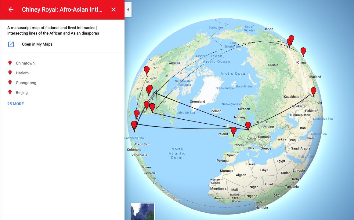 taoleighgoffe's tweet photo. Found a google map 🗺 from five years ago when I tried to map the “intimacies” of my PhD dissertation #AfroAsia #digitalmapping https://t.co/tQ6mRiqDDp