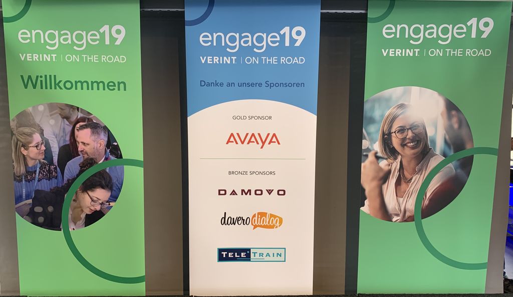 Thank you to our partners <a href="/Avaya/">Avaya</a>, <a href="/DamovoGroup/">Damovo</a>, Davero Dialog and <a href="/TeleTrainDE/">Tele Train Software</a> for supporting Engage on the Road Deutschland today. buff.ly/2MdC1Pt #VerintPartners #BetterTogether