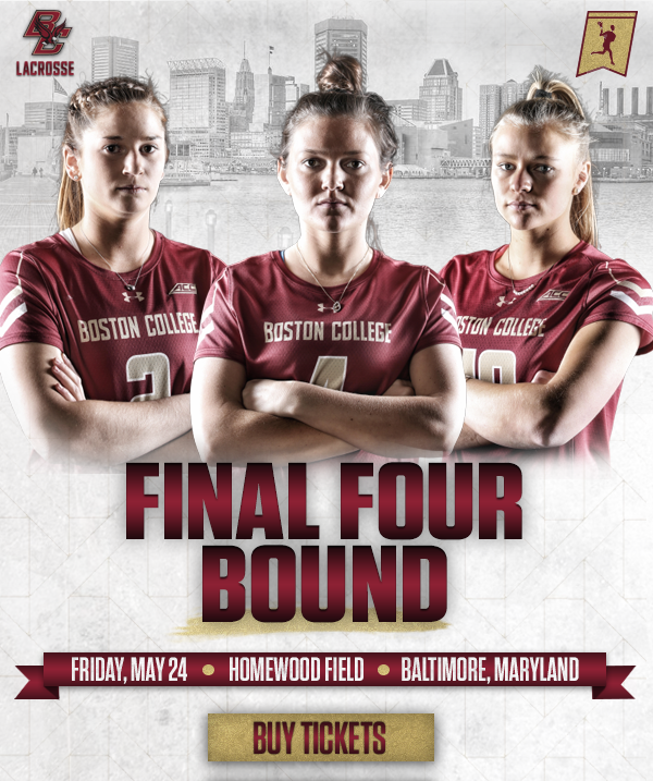 CWBC_BostonColl's tweet photo. Support BC Women's Lacrosse as they head for the final four this week! https://t.co/qNCbAiSDsS