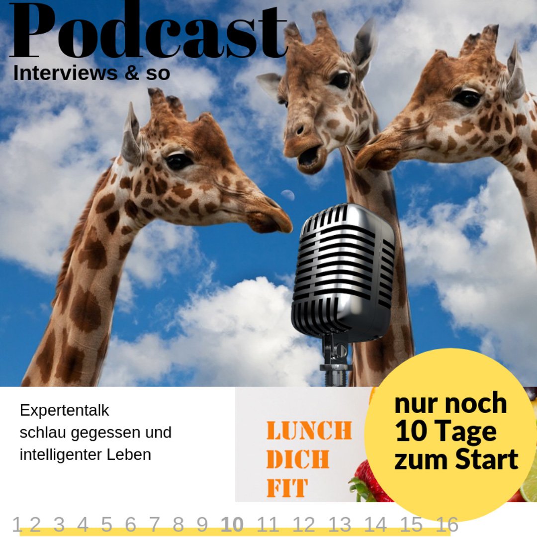 lunchdichfit's tweet photo. Der Count-Down läuft! Nur noch 10 Tage bis zu unerem Freitag  #Podcast-Day! Spannende und inspirierende Interviews mit #Experten rund um #Ernährung &amp; Co. Am 31. Mai ist es so weit, bleibt gespannt!
#motivation #healthyfood #mittagessen #gesundkochen https://t.co/zoiIASpe96