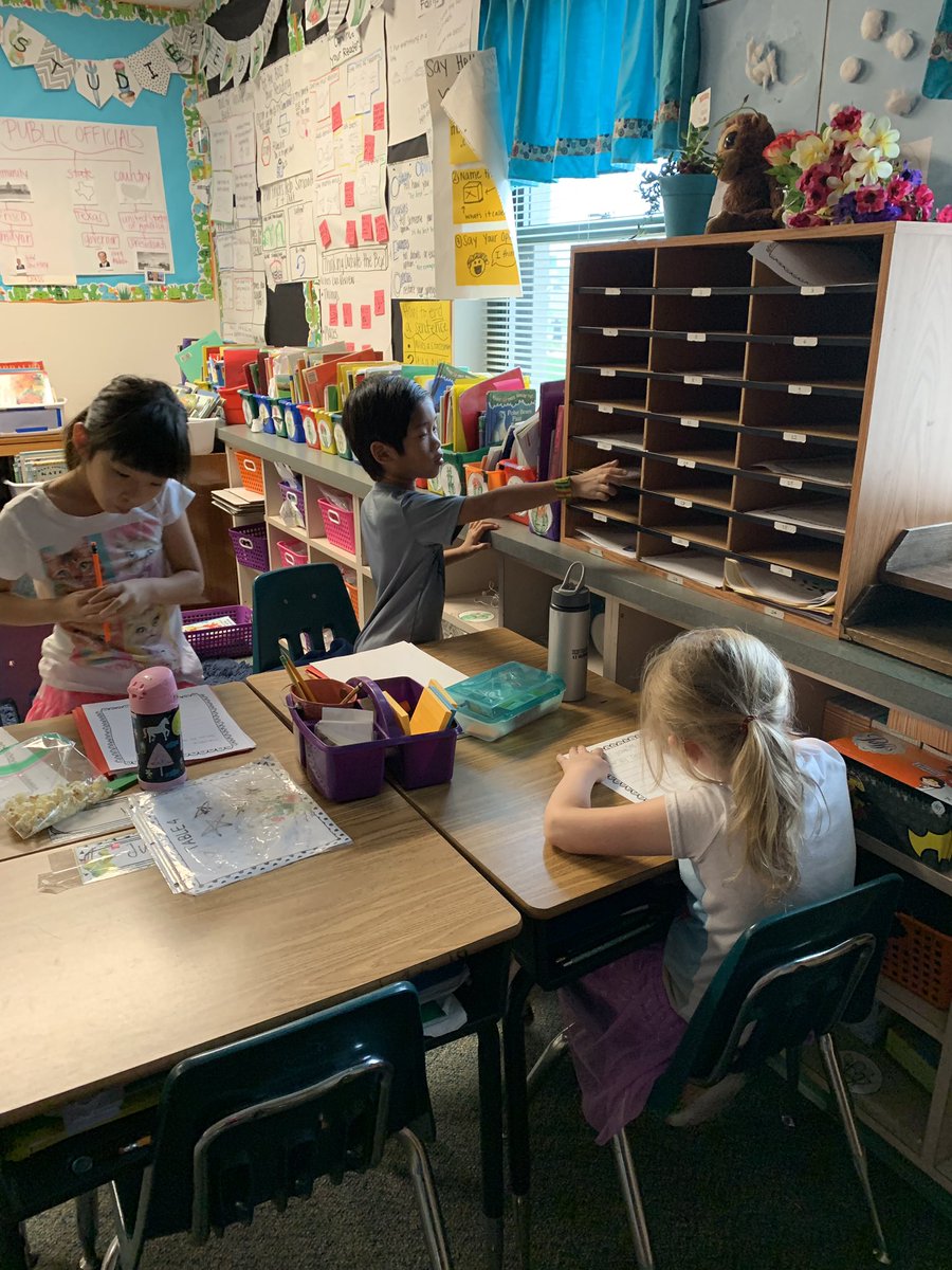 We’re learning how to write letters in writing. Kids are really excited that they get to write letters to their friends and deliver them! #ourfisdstory
