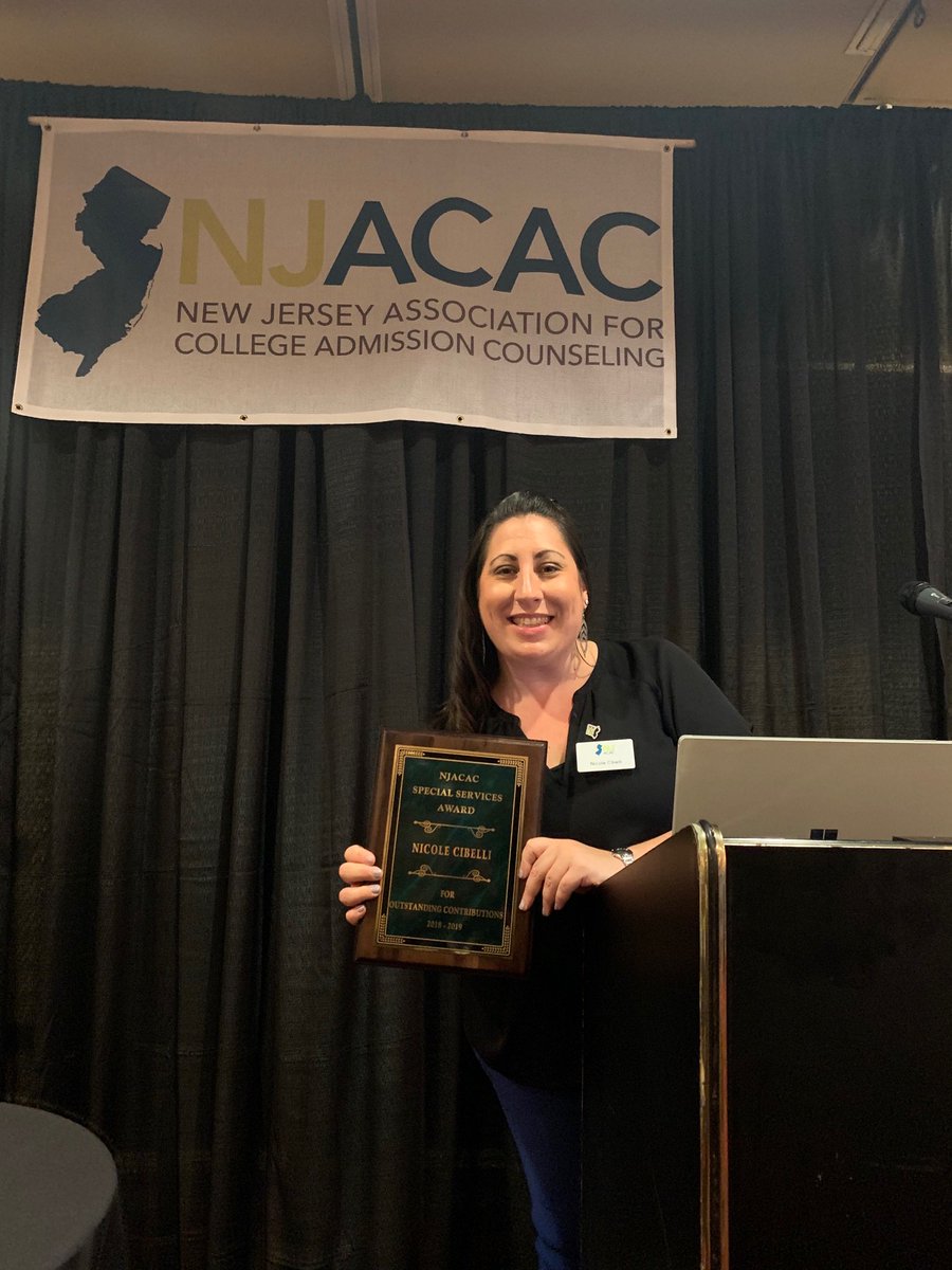 montclair_bc's tweet photo. Congrats to Bloomfield College Director of Admission @Nicole_BCAdm for winning the @NJACAC 2019 Special Services Award!
Way to make all of us at @bloomfieldedu proud, Nicole!
#NJACAC #NJACAC19 #BloomfieldCollegeAdmission https://t.co/3MNwWUAaTw