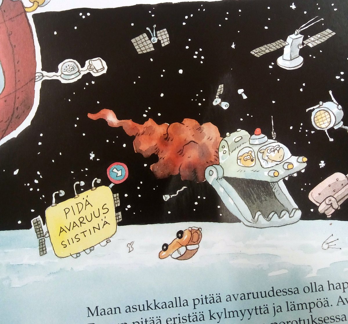 pholeynik's tweet photo. In a children's book "Keep space clean" :)
#sustainable #cleanorbits https://t.co/tJqx6NDYfv