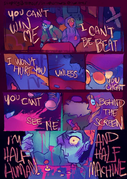 ( blood, eye strain )

cabinet man 